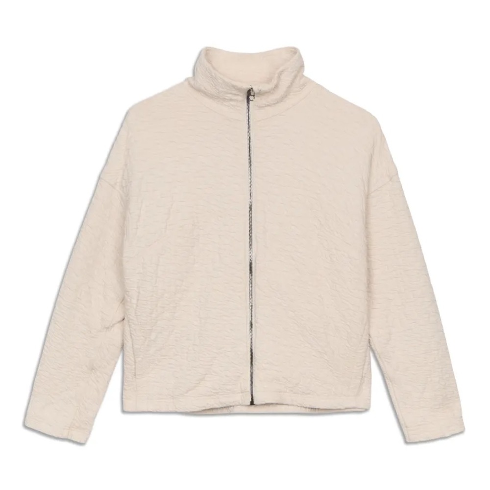 lululemon athletica Cream Teddy Jacket - Full Zip